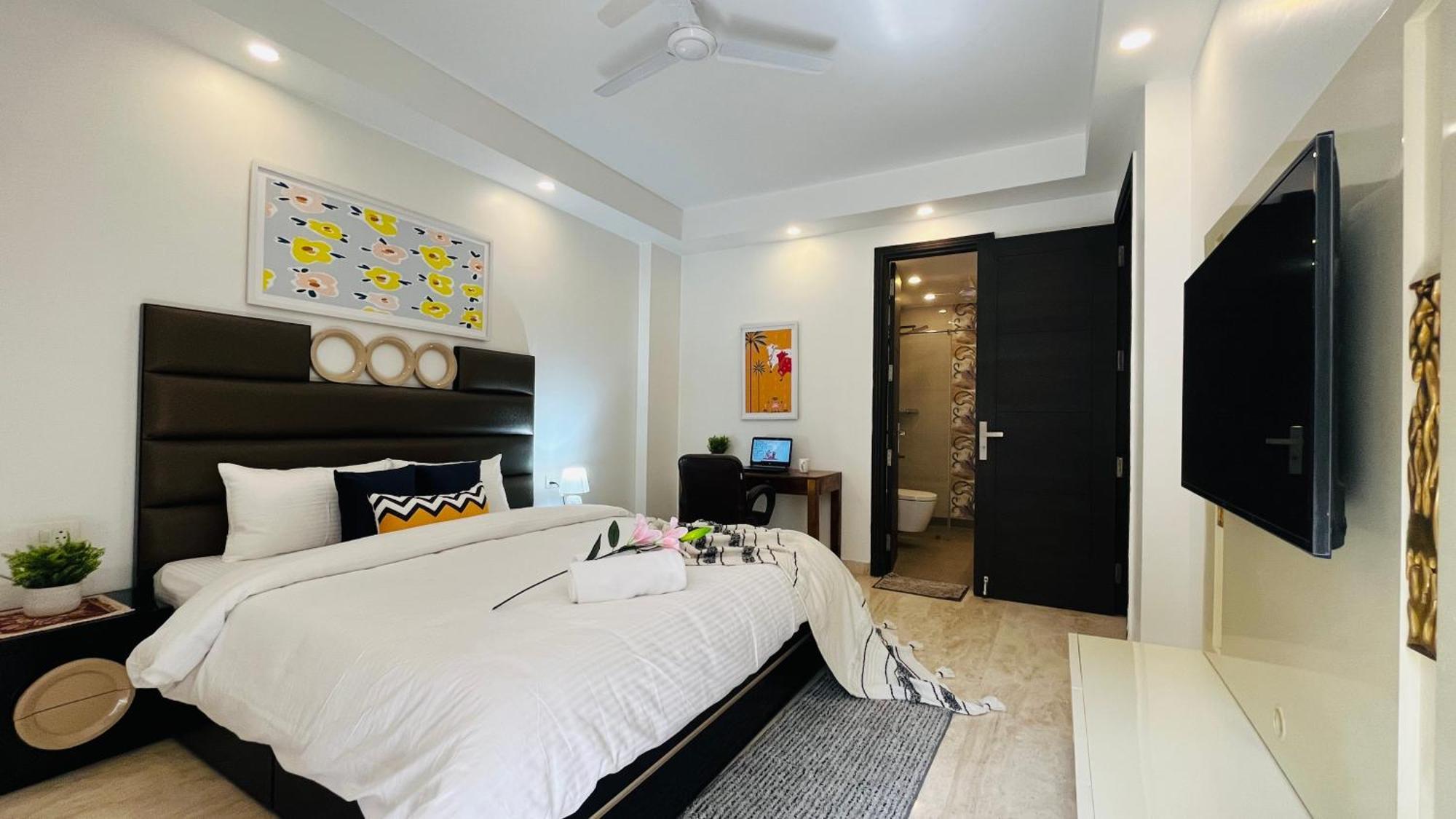 Olive Service Apartments - Greater Kailash New Delhi Eksteriør bilde
