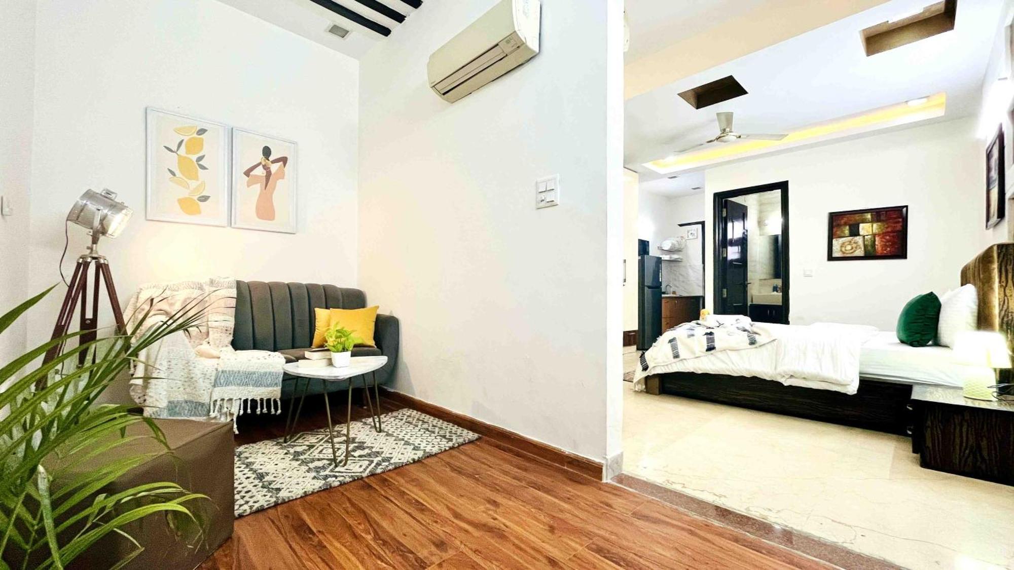 Olive Service Apartments - Greater Kailash New Delhi Rom bilde