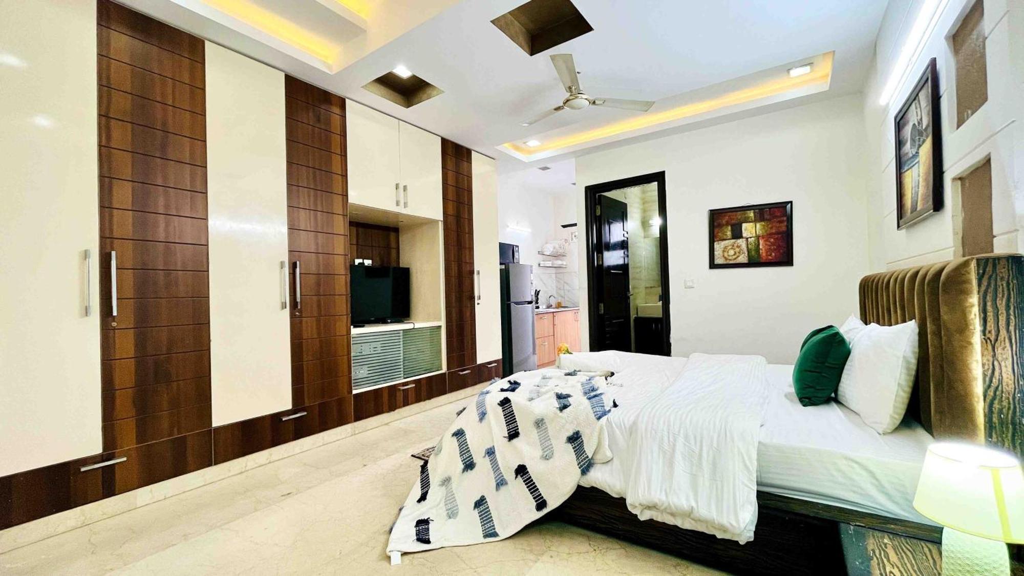Olive Service Apartments - Greater Kailash New Delhi Rom bilde