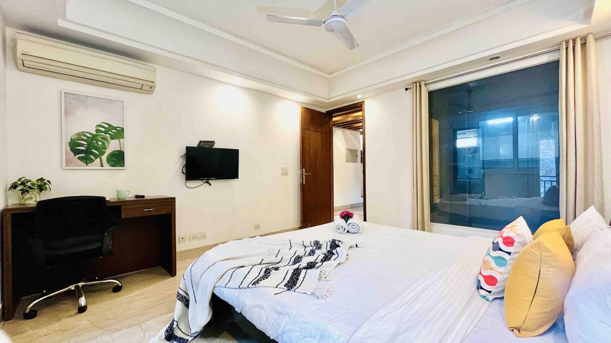 Olive Service Apartments - Greater Kailash New Delhi Rom bilde