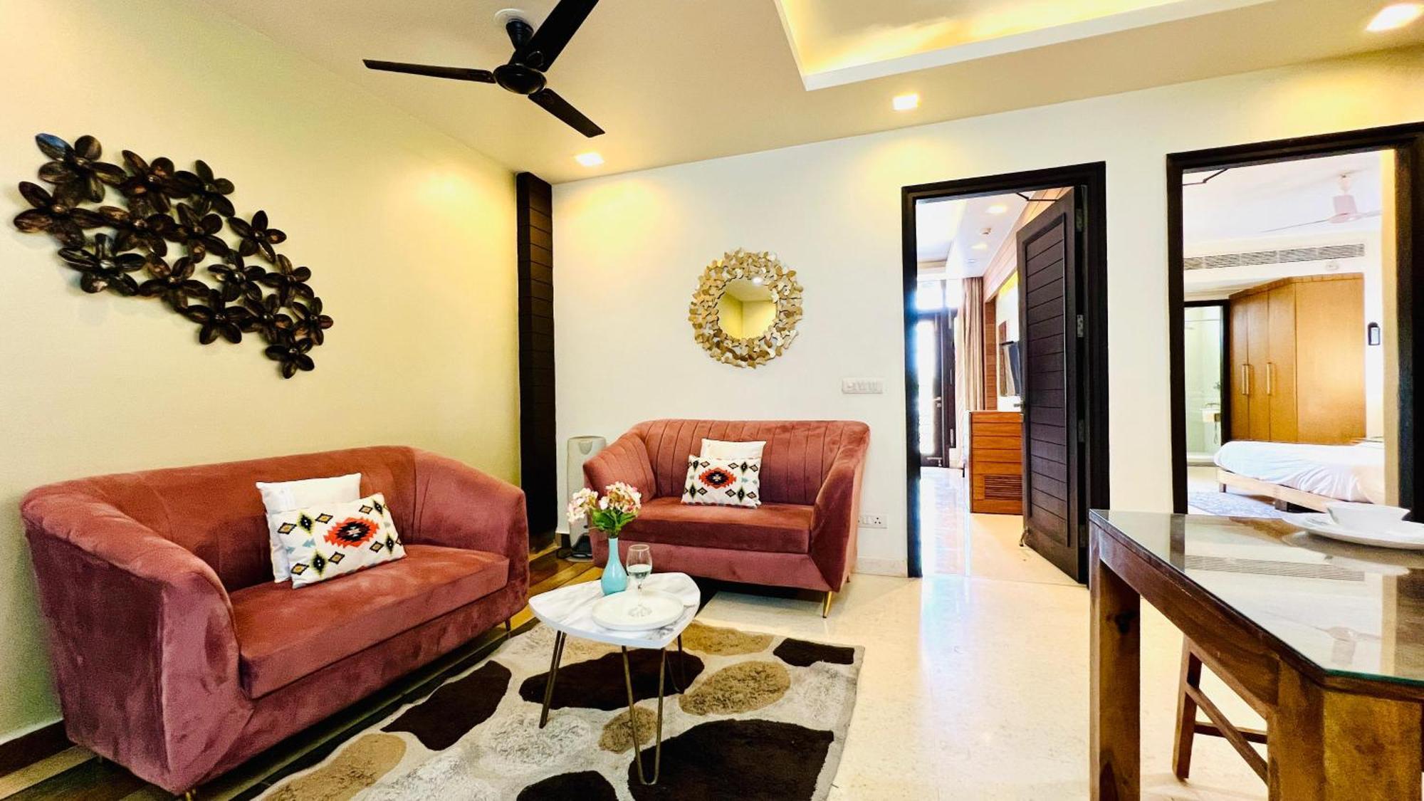 Olive Service Apartments - Greater Kailash New Delhi Eksteriør bilde