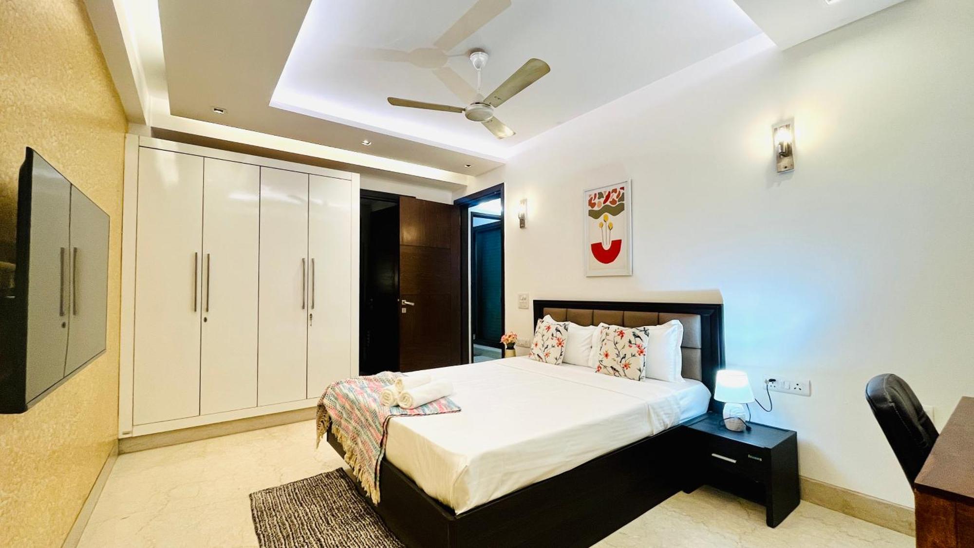 Olive Service Apartments - Greater Kailash New Delhi Rom bilde